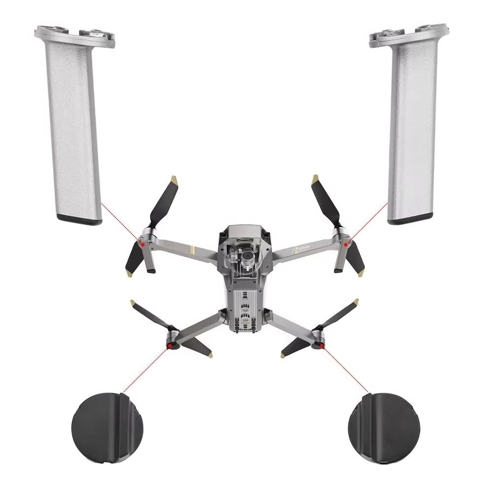Drone Rcfpvpro - โดรนติดล้อสำหรับ DJI Mavic Pro รุ่นแพลทินัมฐานขาสำหรับฐานวางเท้าซ้ายขวาหลังซ่อมขาหลัง