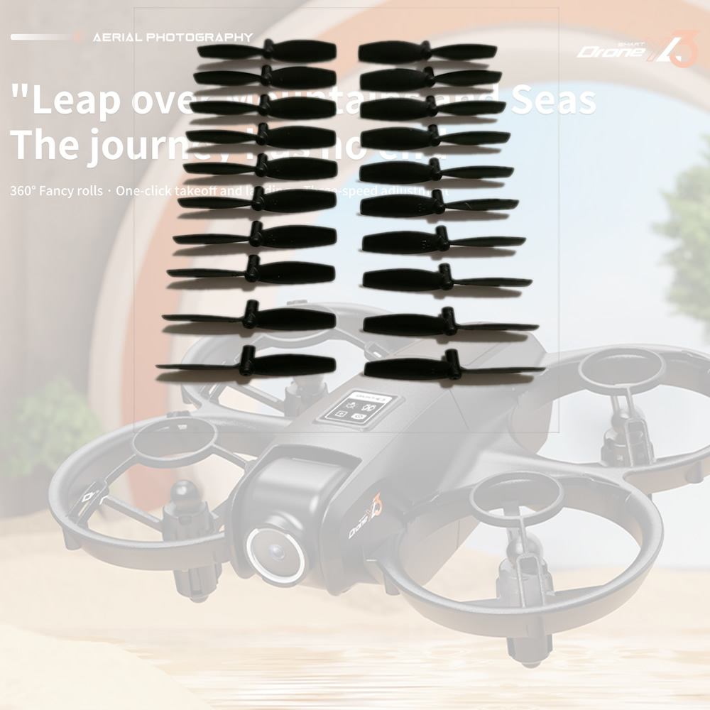 Drone Rc Yl3 - ใบพัดใบพัดลมรูปใบเมเปิ้ล 20 ชิ้น สำหรับอะไหล่โดรน YL3 มินิ