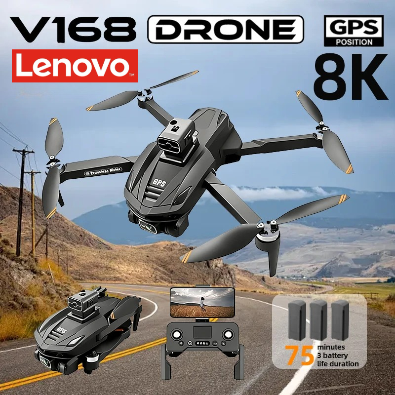 Drone Top Rc - โดรน Lenovo V168 GPS ระดับมืออาชีพ กล้องถ่ายภาพทางอากาศ