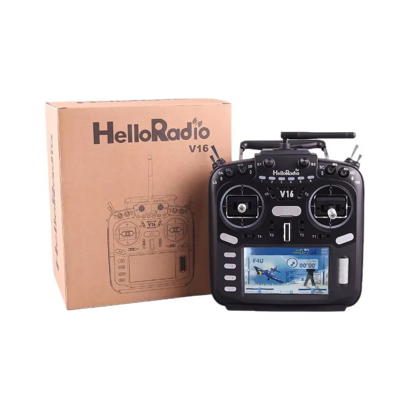 Drone Motion Rc - เครื่องส่งสัญญาณบังคับวิทยุ HelloRadio V16 MAX 6CH พร้อมระบบควบคุมด้วยเสียงและท่าทาง