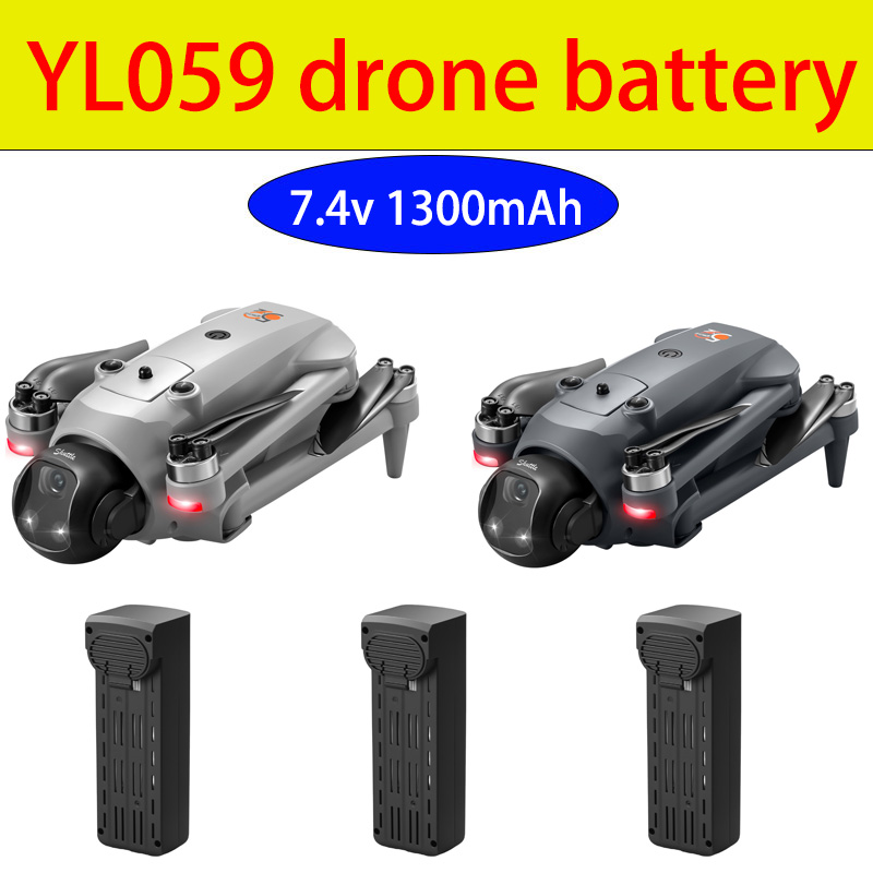 Drone Xiaomi Rc - แบตเตอรี่โดรน YL059 ของแท้ มอเตอร์ไร้แปรงถ่าน อะไหล่ควอดคอปเตอร์บังคับวิทยุ แบตเตอรี่ลิเธียมไอออน