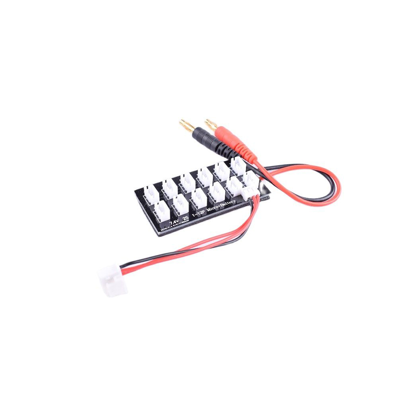 Lipo Parallel Charging Board - 2S Parallel ชาร์จ7.4V JST-PH2.0 4.0มม.ปลั๊กกล้วย2S LiPo