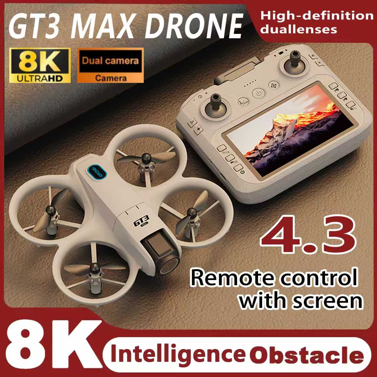 Drone Gt3 Rc - โดรนควบคุมระยะไกล 8K 5G 2.4G GPS ระดับมืออาชีพ