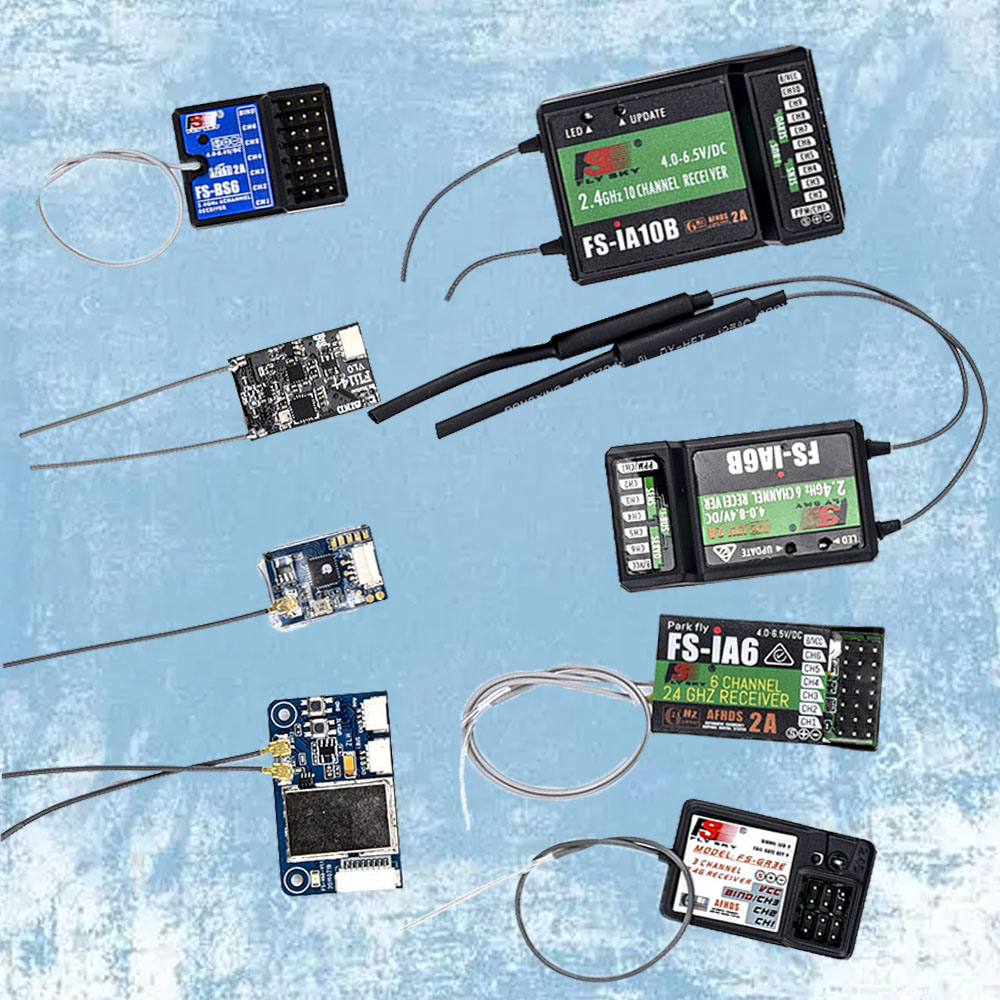 Drone Rc Controller - ฟลายสกาย RC รีซีฟเวอร์ FS-IA6 IA6B IA10B