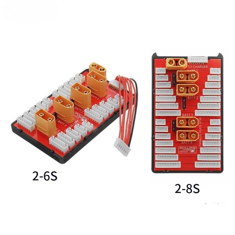 Lipo Parallel Charging Board - ABXE-Lipo แบตเตอรี่ บอร์ดชาร์จแบบขนาน แบตเตอรี่ลิโพ สำหรับโมเดล 2-6S