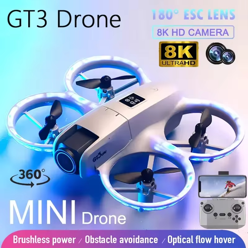 Drone Gt3 Rc - ใหม่ GT3 Mini Drone 8K HD