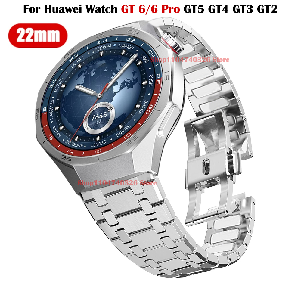 Drone Gt3 Rc - สายนาฬิกาสแตนเลสสตีลหรูหราขนาด 22 มม. สำหรับนาฬิกา Huawei Watch