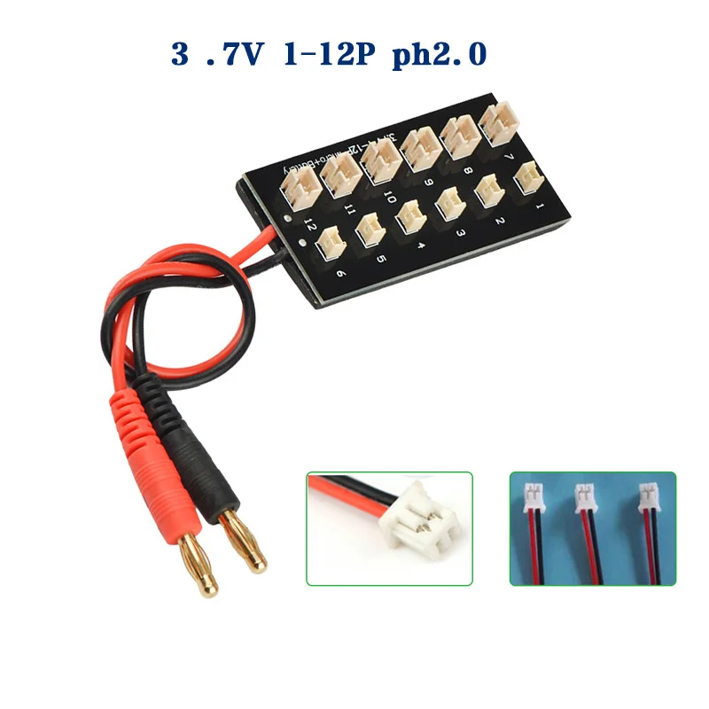 Lipo Parallel Charging Board - บอร์ดชาร์จแบตเตอรี่แบบขนาน Rc 2-6S 2-8S T /