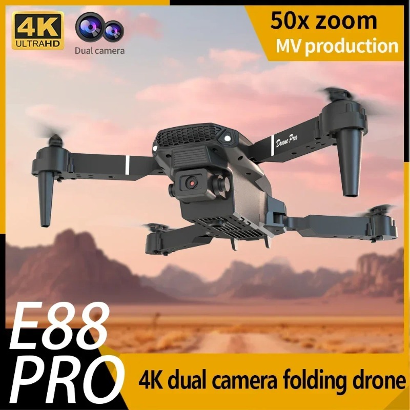 Drone E88 Rc Quadcopter - E88 มินิโดรน 4K HD กล้อง WiFi