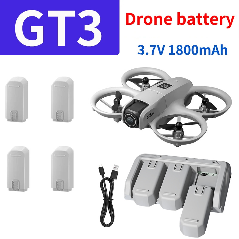 Drone Gt3 Rc - เครื่องชาร์จแบตเตอรี่โดรน GT3 Mini ของแท้ 3.7V 1800mAh