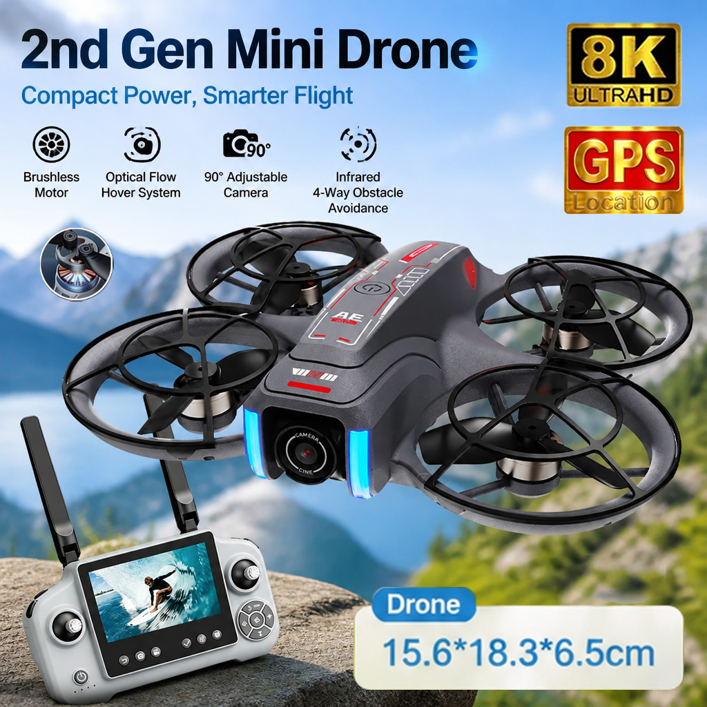 Drone Rc Fpv Pro - โดรน GPS รุ่นใหม่ AE21 รุ่นที่ 2