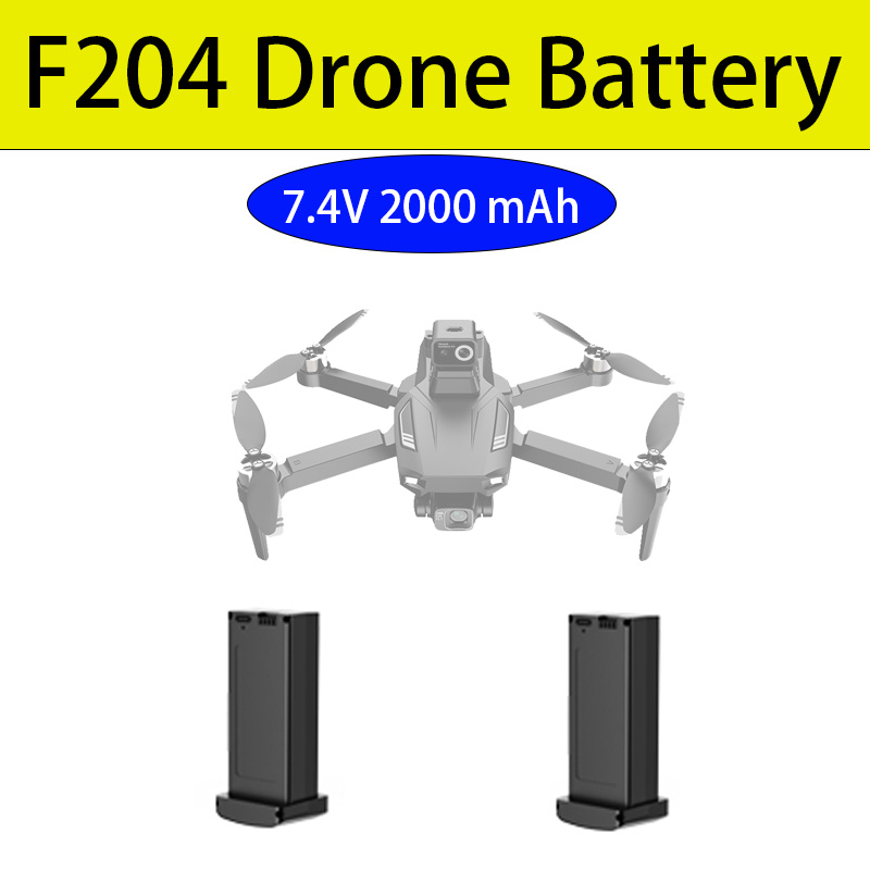 Drone Xiaomi Rc - แบตเตอรี่ 7.4V 2200mAh สำหรับโดรน F204 GPS