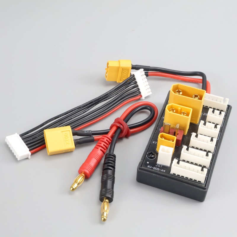 Lipo Parallel Charging Board - บอร์ดชาร์จแบตเตอรี่แบบขนาน 2-6S พร้อมหัวต่อ XT30 XT60 XT90
