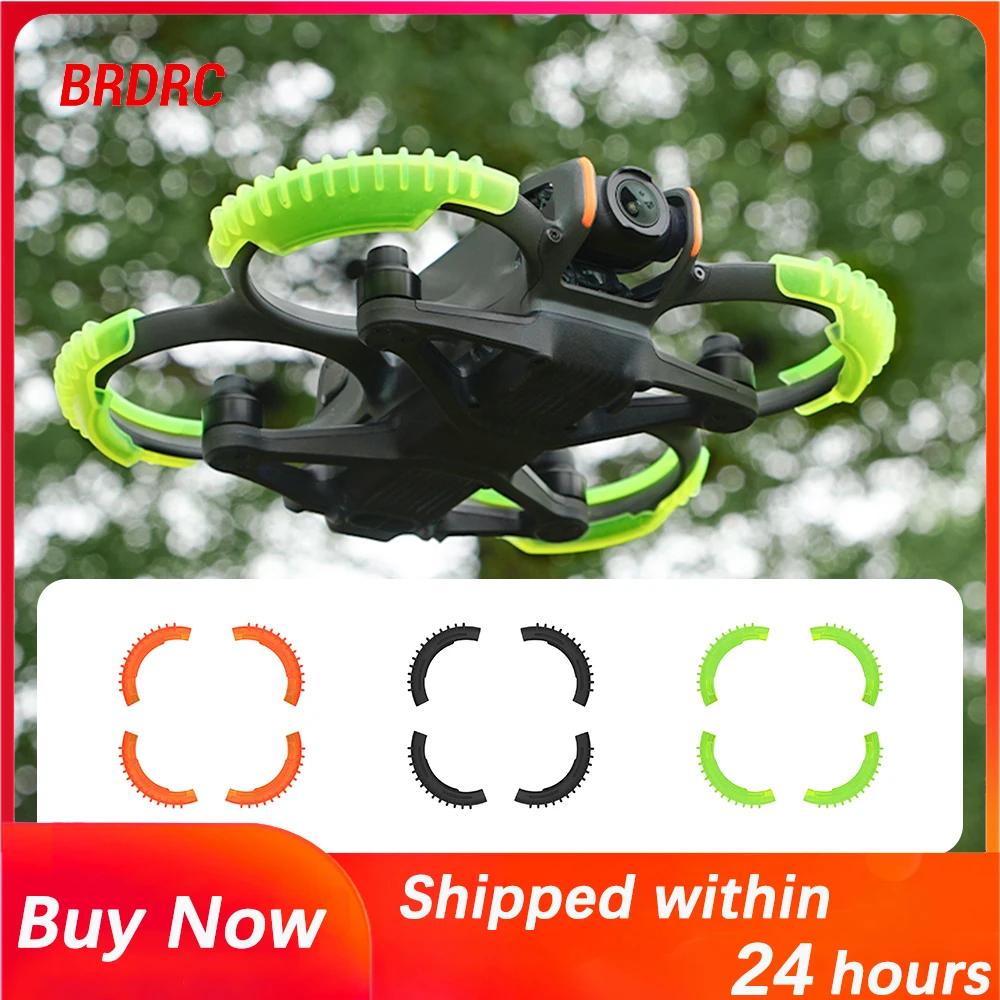 Drone Propeller Guards - BRDRC น้ําหนักเบาใบพัด GUARD กันชนสําหรับ DJI Avata
