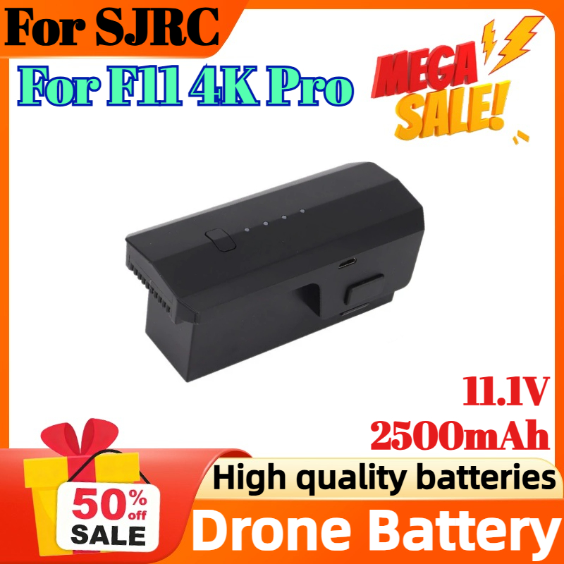 Drone Sjrc - แบตเตอรี่โดรน 2500mAh 11.1V สำหรับ SJRC F11