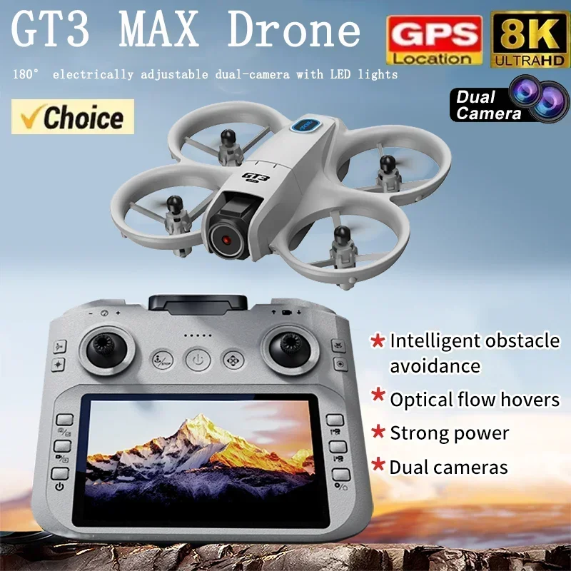 Drone Xiaomi Rc - 2026 NEW GT3 Mini พร้อมโดรนพับได้ LED