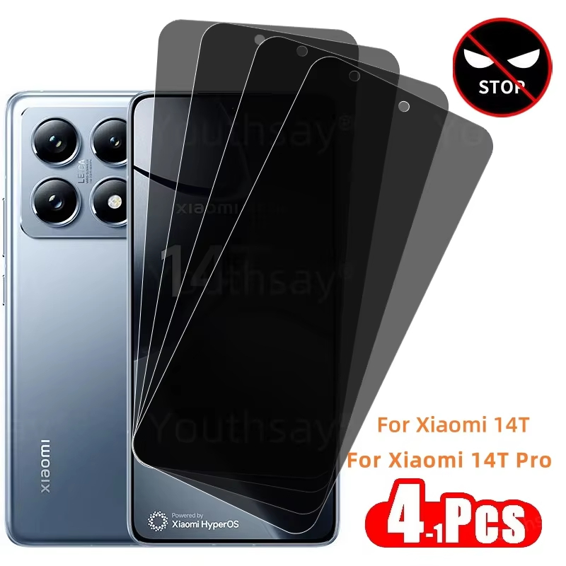 Drone Xiaomi Rc - 1-4PCS กระจกนิรภัยป้องกันการสอดแนมสำหรับ Xiaomi 14 13T 14T