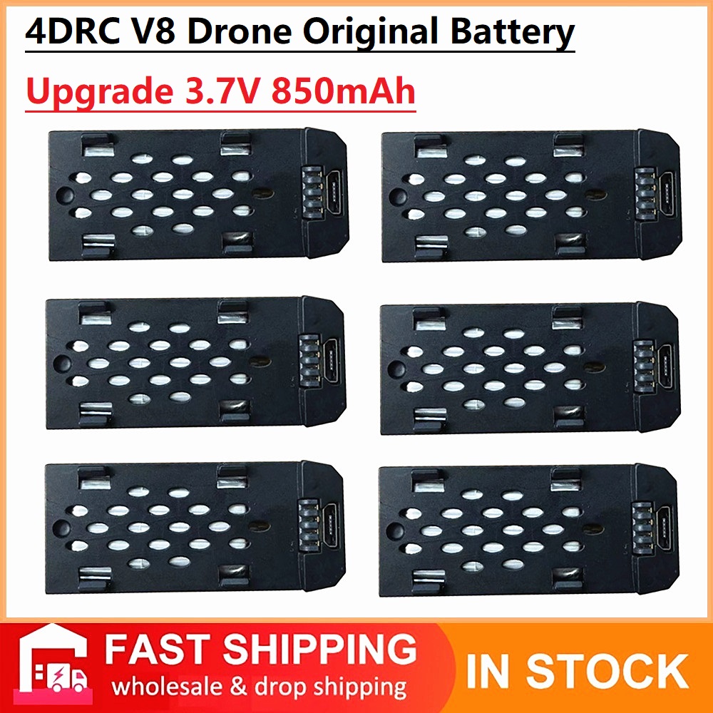 Drone Rcs - 4DRC V8 Drone แบตเตอรี่เดิม 3.7V 850MAh