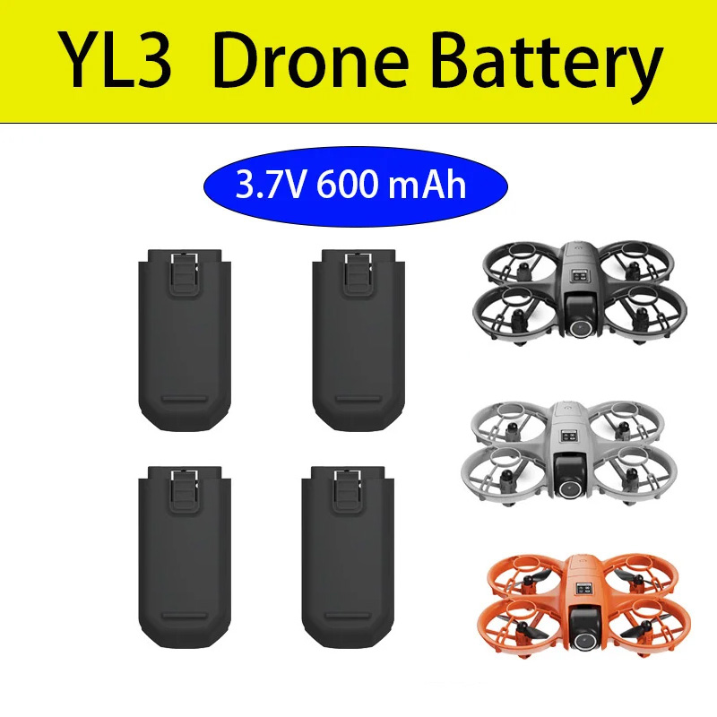 Drone Rc Yl3 - แบตเตอรี่โดรน YL3 มินิ 3.7V 600mAh สำหรับเครื่องบินบังคับวิทยุ