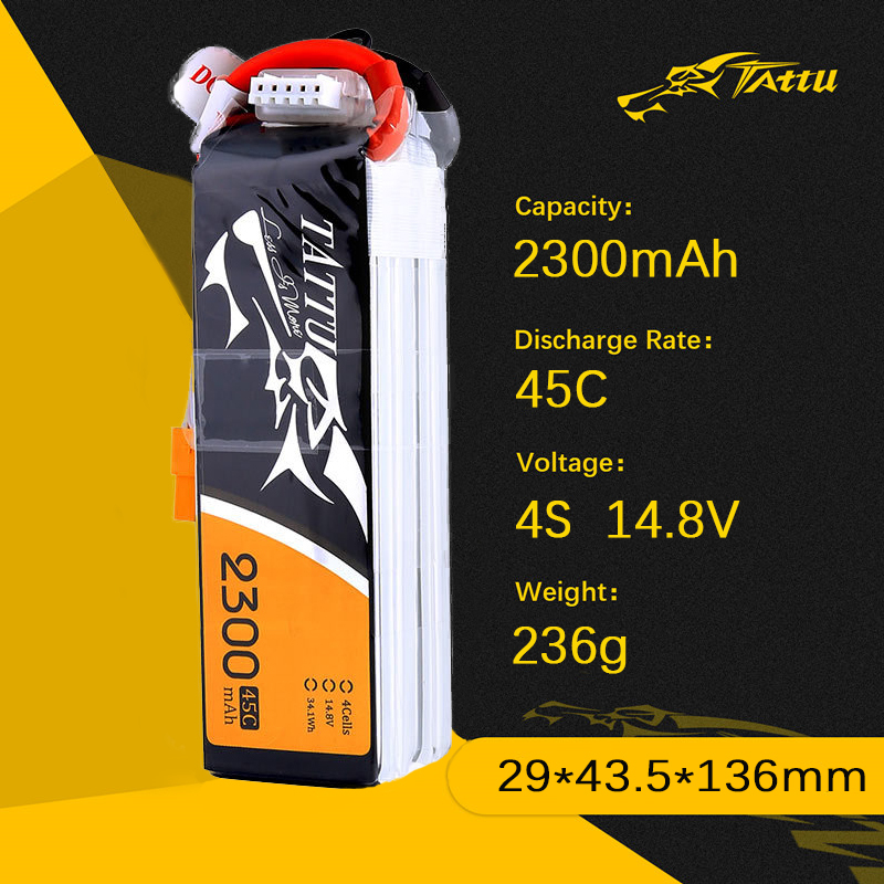 อัพเกรดแบตเตอรี่ TATTU 2300mAh - Drone Zll Rc บทวิจารณ์และราคา
