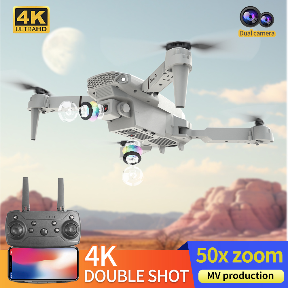 โดรนรุ่นใหม่ E88 ปี 2026 ระดับ - Drone E88 Rc Quadcopter บทวิจารณ์และราคา