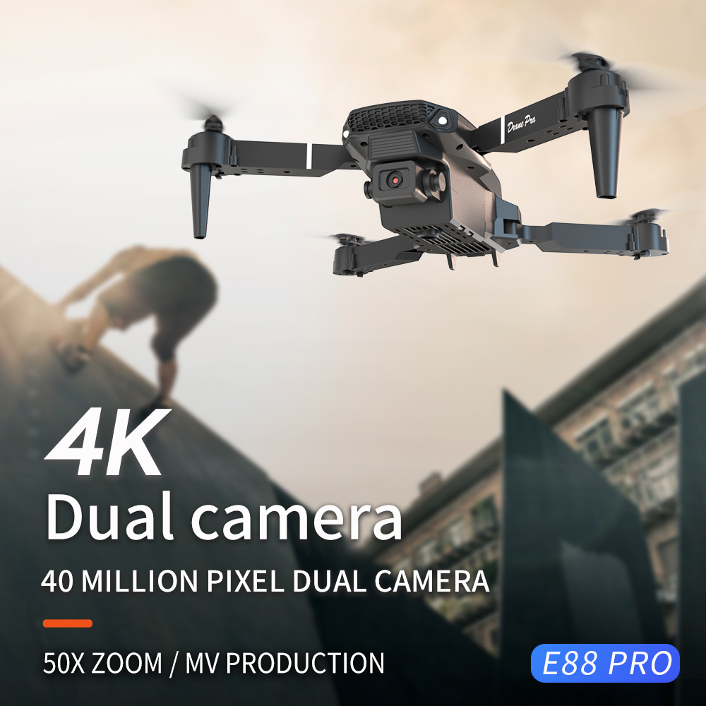 โดรนรุ่นใหม่ E88 ปี 2026 ระดับ - Drone E88 Rc Quadcopter บทวิจารณ์และราคา
