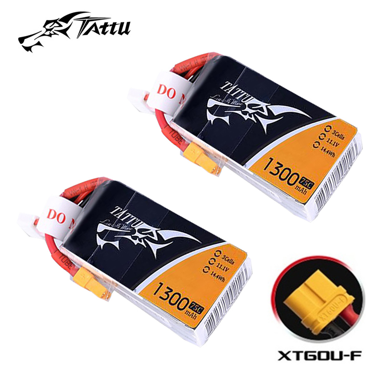 แบตเตอรี่ TATTU 3S 11.1V 1300m - Drone Zll Rc บทวิจารณ์และราคา