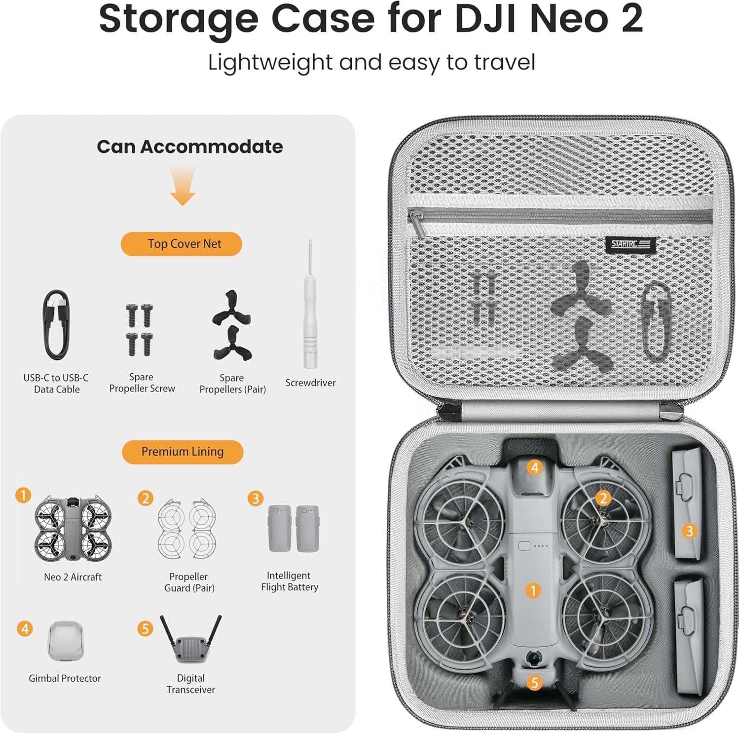 กระเป๋า STARTRC Neo 2 แบบพกพา  - Drone Carrying Bag บทวิจารณ์และราคา