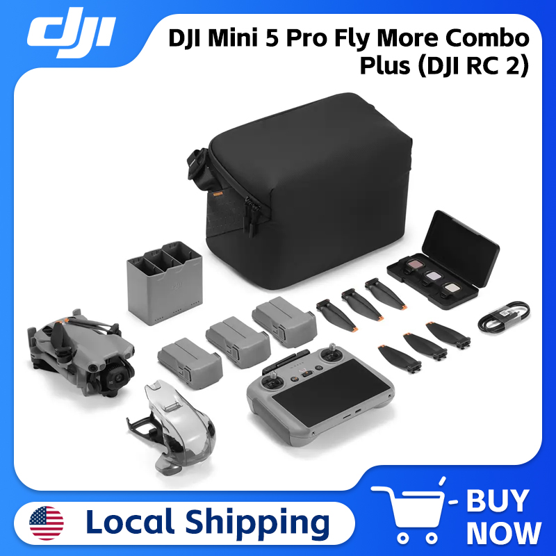 DJI Mini 5 Pro Fly More Combo  - Drone Dji Rc Plus 2 บทวิจารณ์และราคา