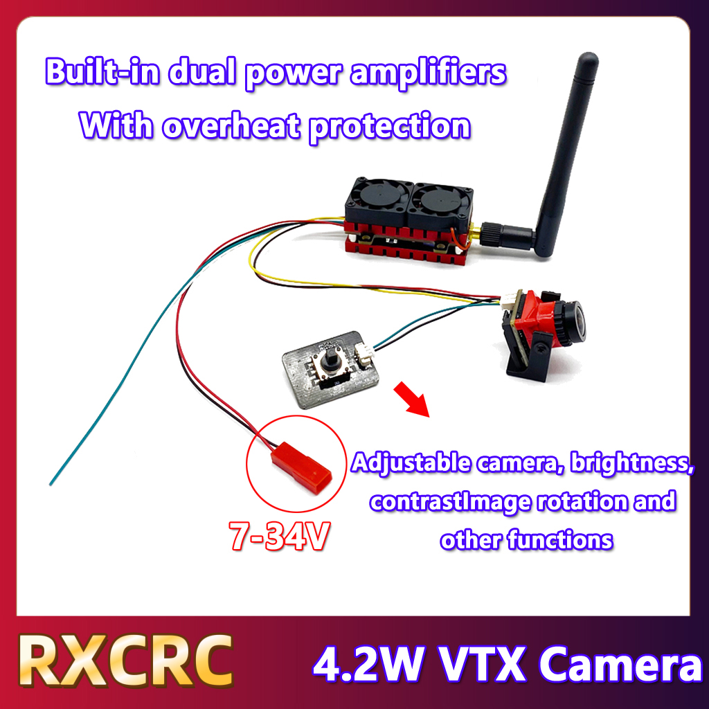 RXCRC 5.8G 48CH 4.2W VTX เครื่ - Drone Rc Controller บทวิจารณ์และราคา