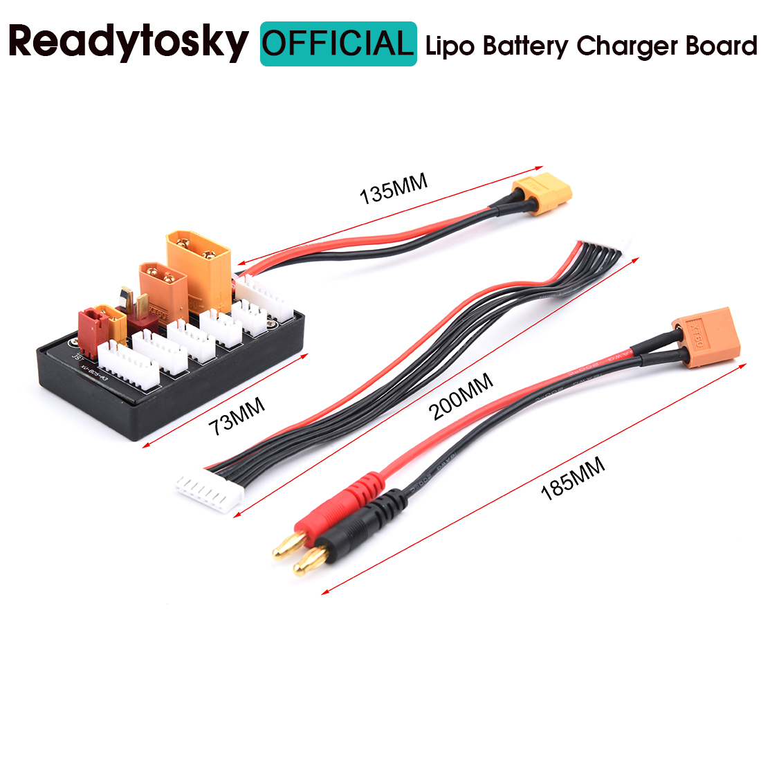 บอร์ดชาร์จแบบขนาน 2-6S XT30 XT - Lipo Parallel Charging Board บทวิจารณ์และราคา