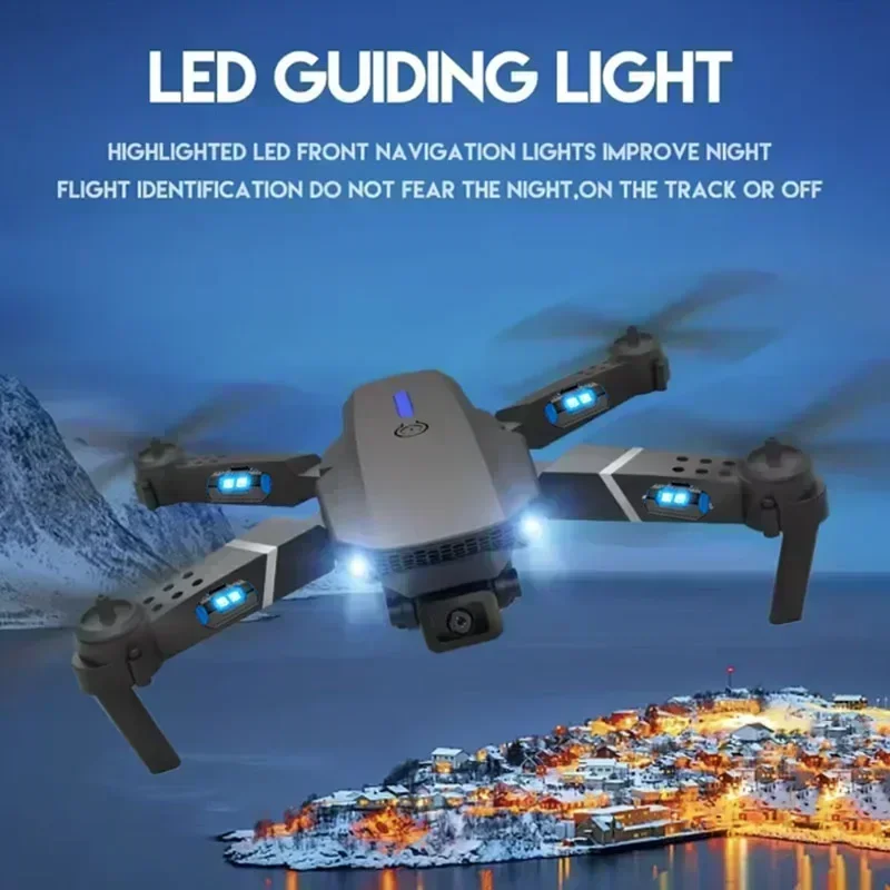 E88 Pro WIFI FPV Droneมุมกว้าง - Drone E88 Rc Quadcopter บทวิจารณ์และราคา