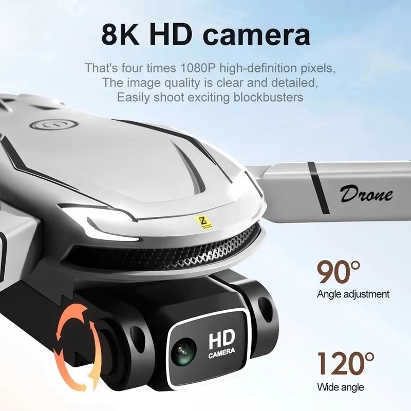 โดรนถ่ายภาพทางอากาศ 4K กล้องคู - Drone E88 Rc Quadcopter บทวิจารณ์และราคา