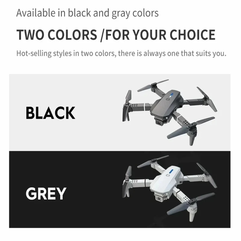 E88 มินิโดรน 4K HD กล้อง WiFi  - Drone E88 Rc Quadcopter บทวิจารณ์และราคา