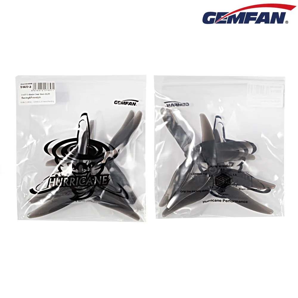 ใบพัด Gemfan JB Hurricane 5147 - Drone Rcs บทวิจารณ์และราคา