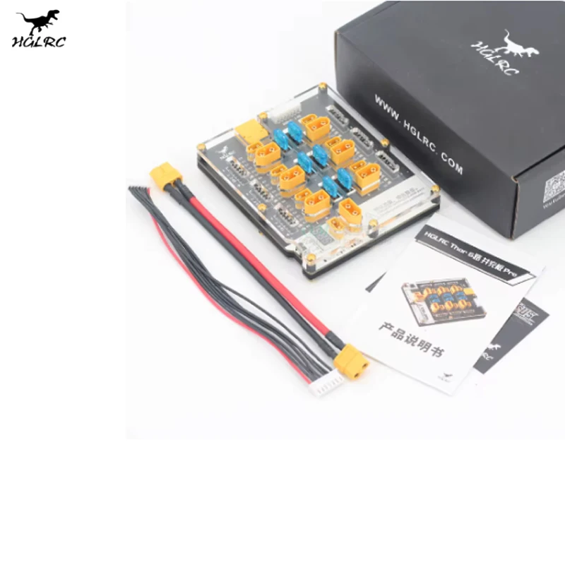 HGLRC Thor Pro 6 พอร์ตเครื่องช - Lipo Parallel Charging Board บทวิจารณ์และราคา