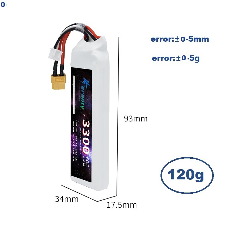 2S 7.4V LiPo แบตเตอรี่ 3300mAh - Drone Rcs บทวิจารณ์และราคา