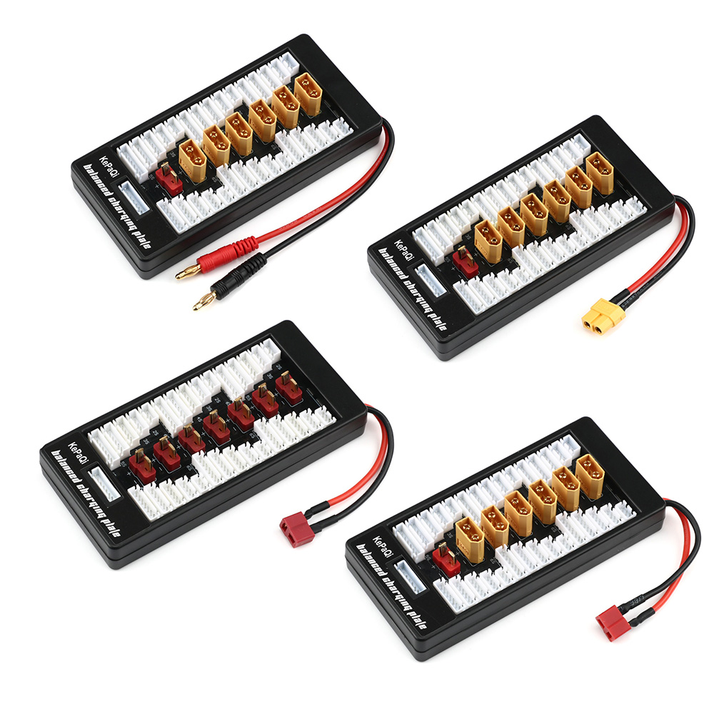 2S-6S XT60 บอร์ดชาร์จแบบขนาน 6 - Lipo Parallel Charging Board บทวิจารณ์และราคา