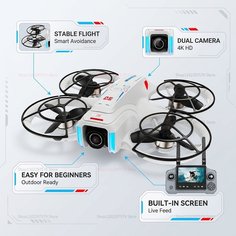 โดรน GPS รุ่นใหม่ AE21 รุ่นที่ - Drone Rc Fpv Pro บทวิจารณ์และราคา