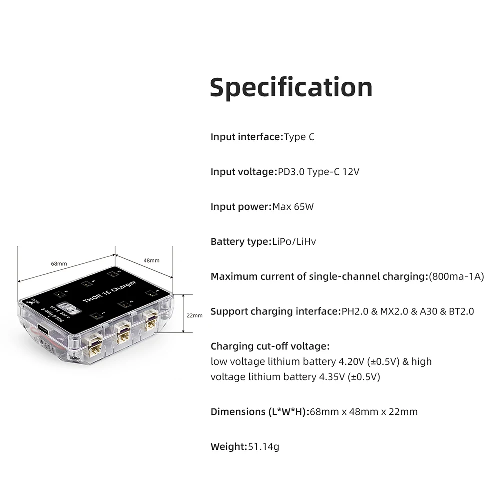 Hglrc Thor 1S ที่ชาร์จ V2 6ทาง - Lipo Parallel Charging Board บทวิจารณ์และราคา