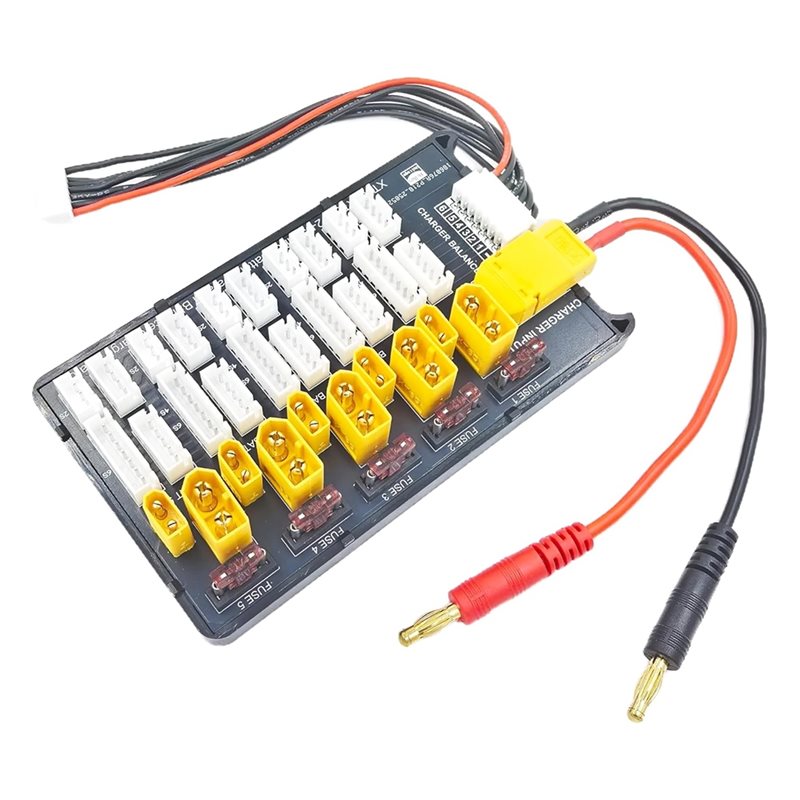 XT60 XT30 RC บอร์ดชาร์จแบตเตอร - Lipo Parallel Charging Board บทวิจารณ์และราคา