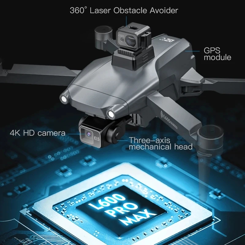 L600 PRO MAX GPS Drone Profess - Drone Rc Fpv Pro บทวิจารณ์และราคา
