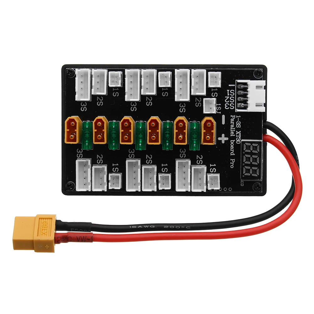 XT30ปลั๊ก1S-3S แบตเตอรี่ Lipo  - Lipo Parallel Charging Board บทวิจารณ์และราคา