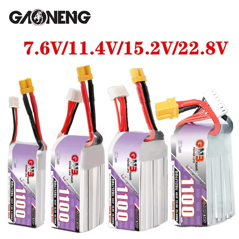 GNB 1100mAh 2S 3S 4S 6S 60C/12 - Drone Rcs บทวิจารณ์และราคา