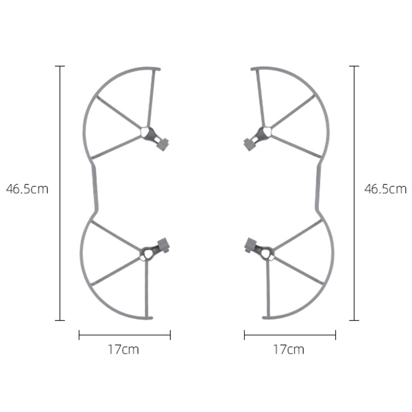 ตัวป้องกันใบพัดสำหรับ DJI Air  - Drone Propeller Guards บทวิจารณ์และราคา