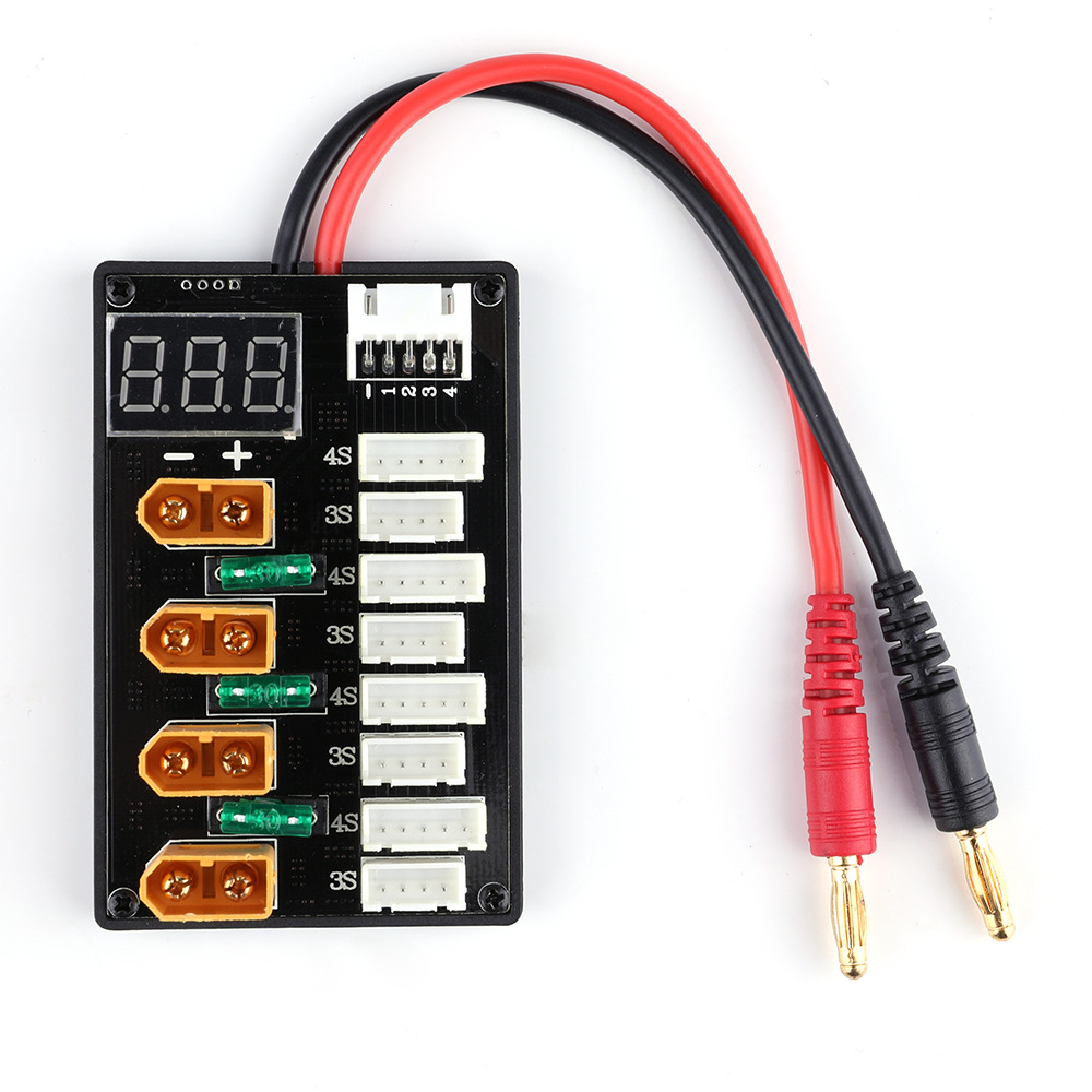 XT60ปลั๊ก3S 4S Lipo แบตเตอรี่ช - Lipo Parallel Charging Board บทวิจารณ์และราคา