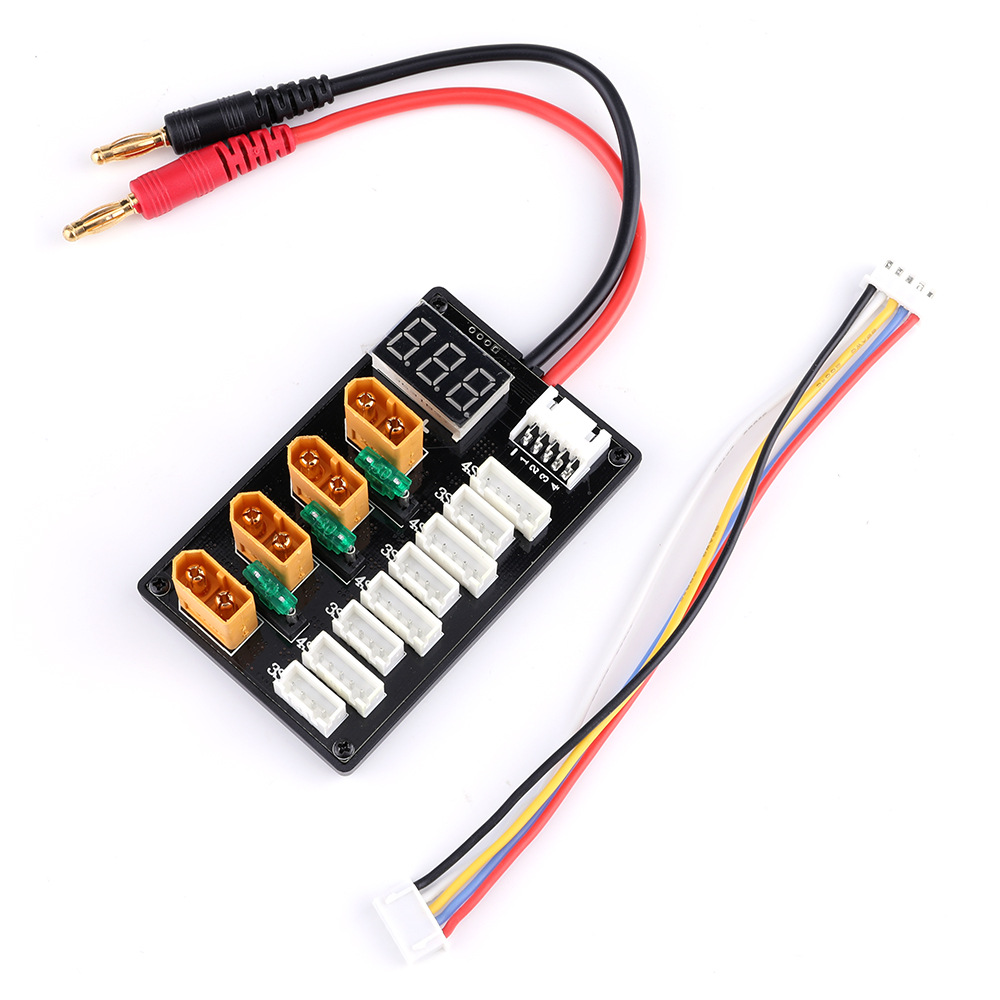 XT60ปลั๊ก3S 4S Lipo แบตเตอรี่ช - Lipo Parallel Charging Board บทวิจารณ์และราคา