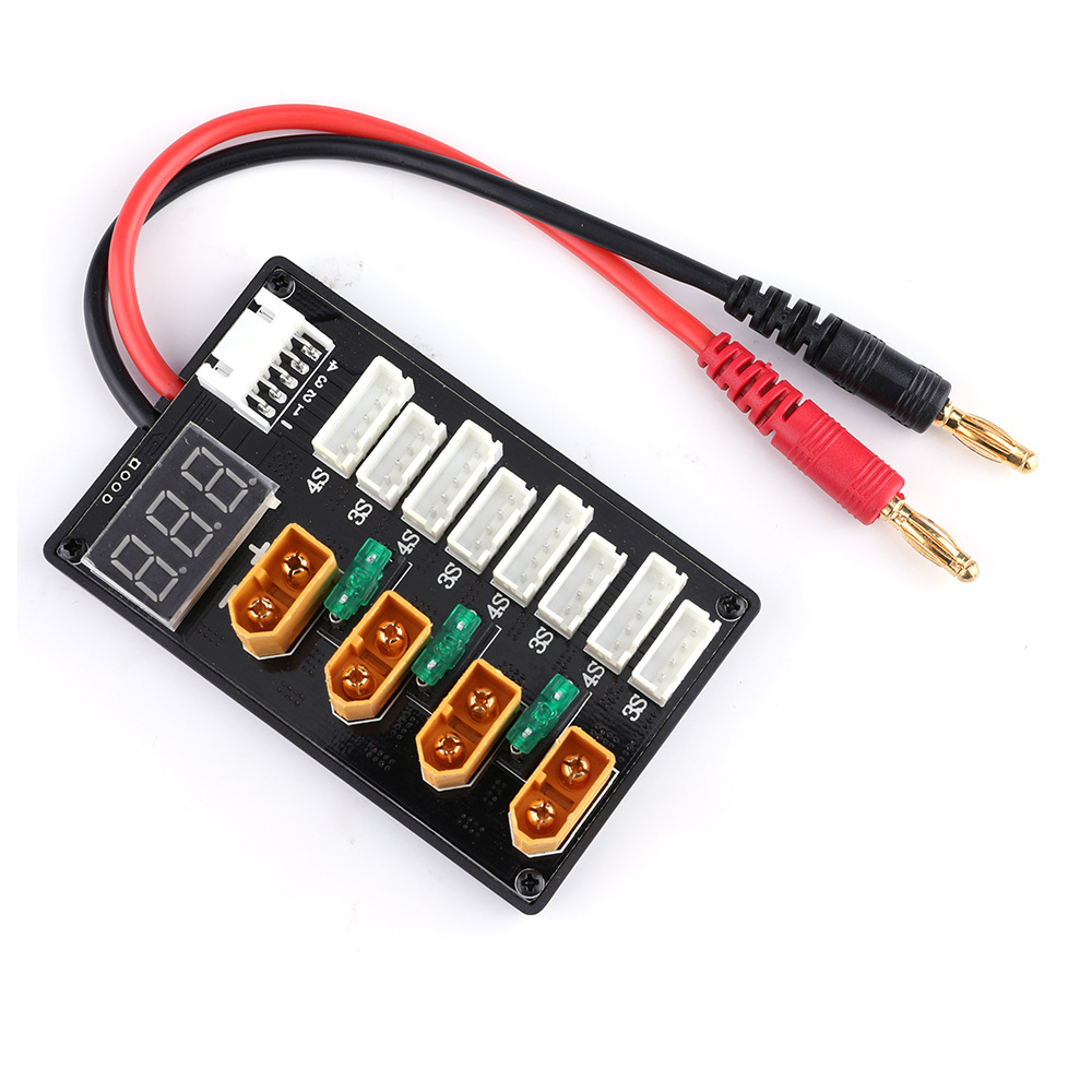 XT60ปลั๊ก3S 4S Lipo แบตเตอรี่ช - Lipo Parallel Charging Board บทวิจารณ์และราคา