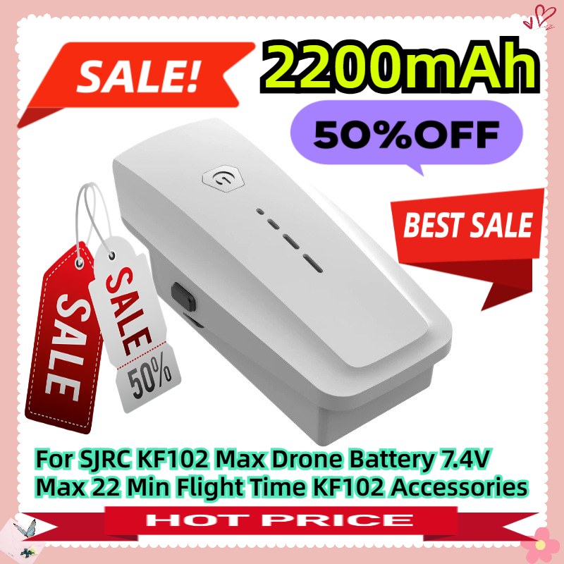 สำหรับแบตเตอรี่โดรน SJRC KF102 - Drone Sjrc บทวิจารณ์และราคา