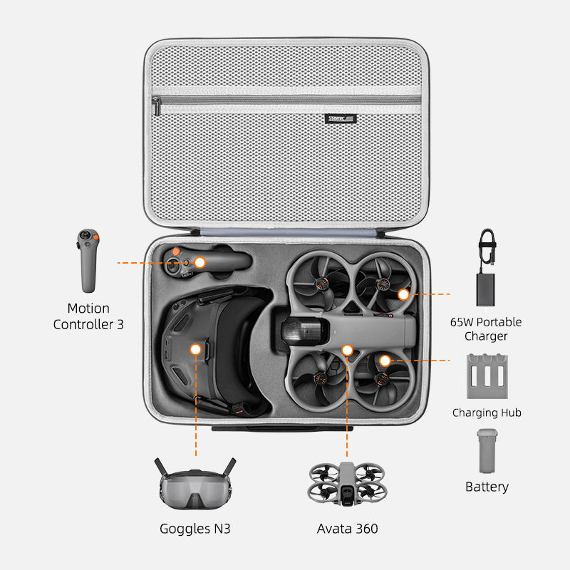 กระเป๋าเก็บของแบบพกพาสำหรับ DJ - Drone Motion Rc บทวิจารณ์และราคา